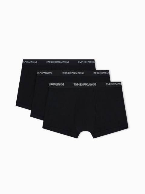 THREE-PACK OF STRETCH JERSEY BOXER BRIEFS