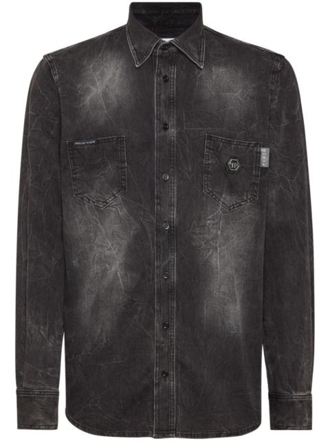 Skull & Bones denim shirt