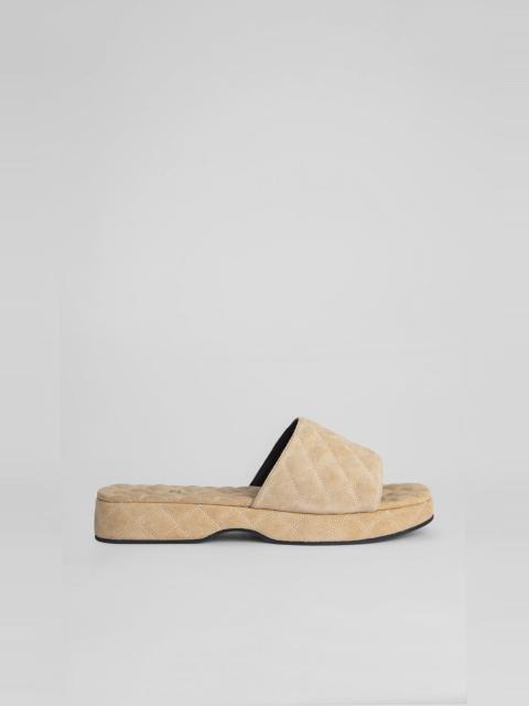 Lilo Cappuccino Suede Leather