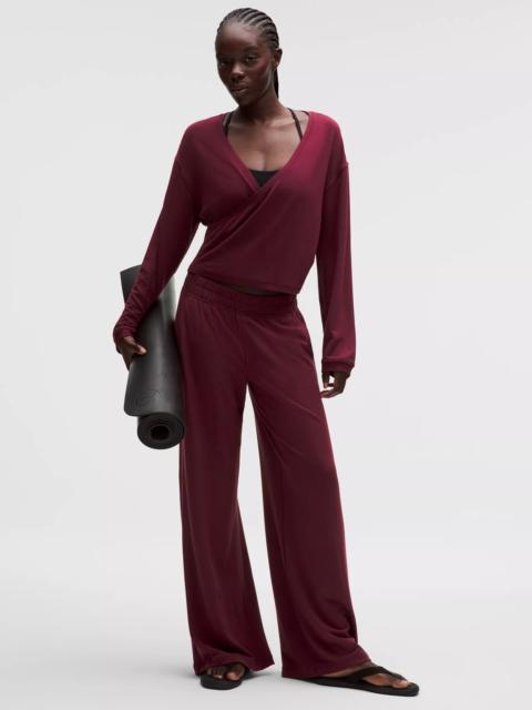 BeCalm Mid-Rise Wide-Leg Pant *Updated Fabric