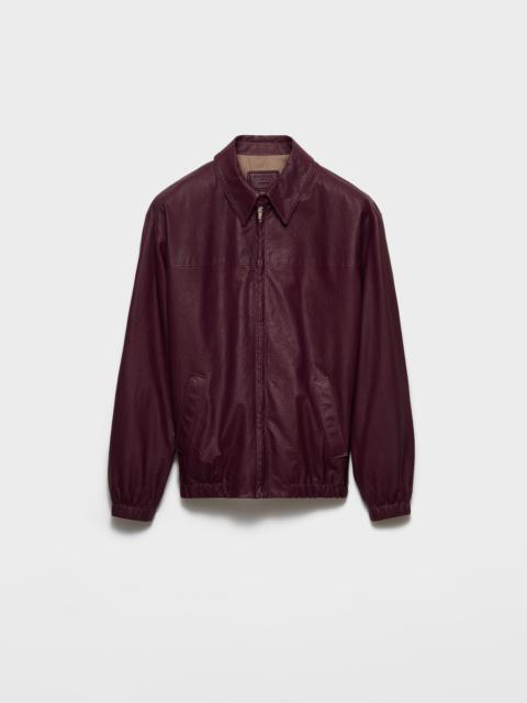 Nappa leather jacket