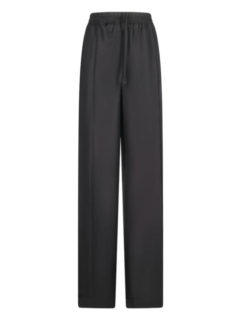 elastic-waistband trousers