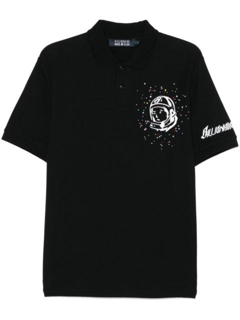 embellished Astro polo shirt