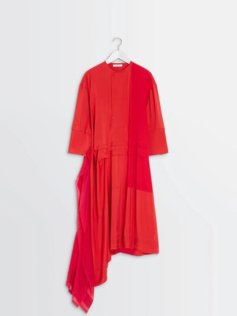 BLOUSE DRESS WITH PLEATS