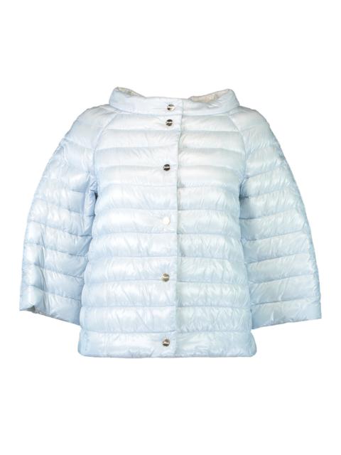 Three Quarter Sleeve Ultralight Reversible Jacket - Light Blue Ice