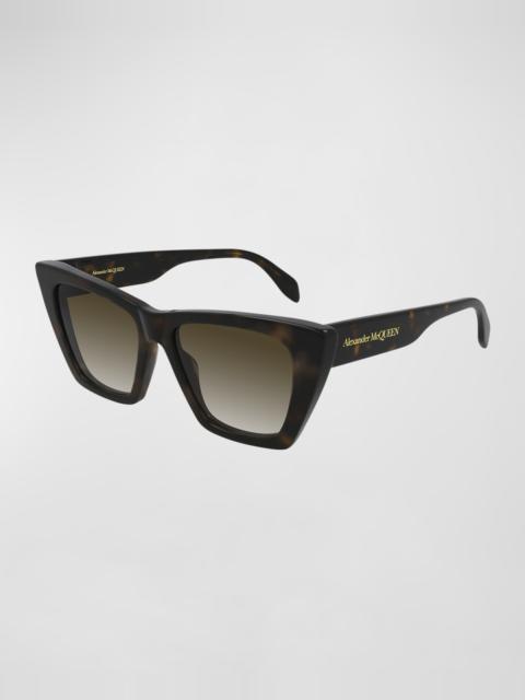 Logo Acetate Cat-Eye Sunglasses