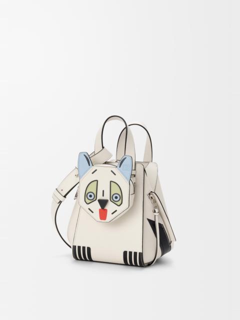 Futurist Cat compact Hammock bag in classic calfskin