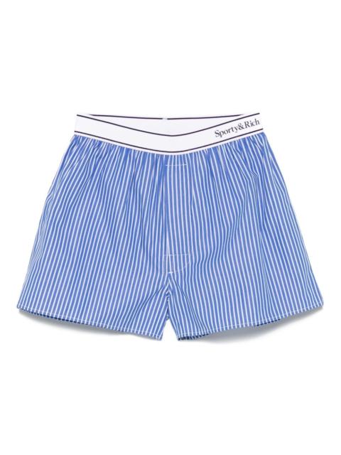 logo-waistband shorts