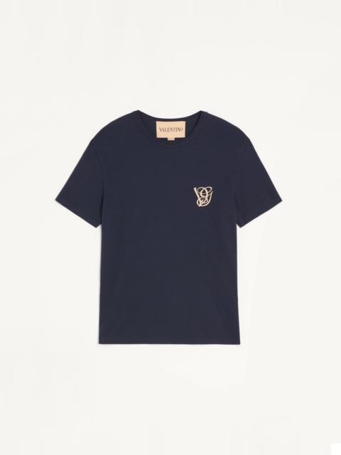 COTTON T-SHIRT WITH VG PATCH