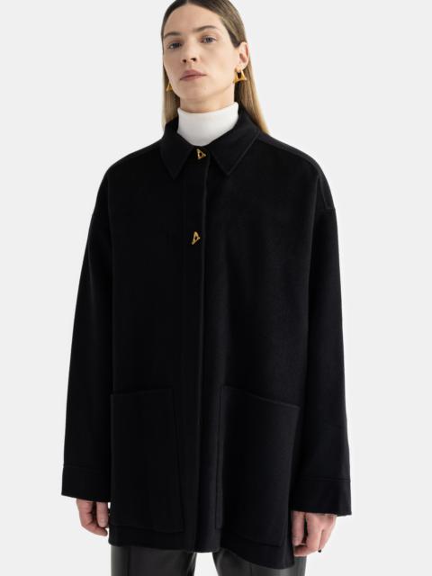 CRANE
Silk blend coat