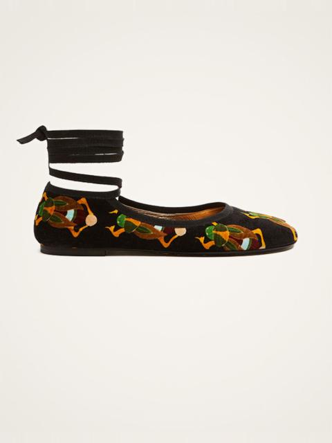 Winter Ballerina Flats