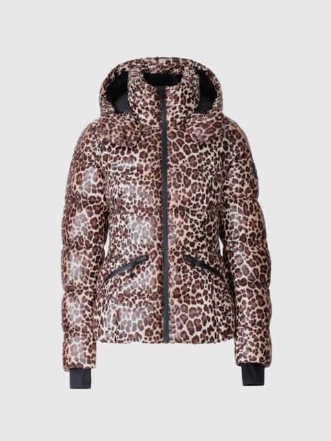 CHERYL-A Down Ski Jacket in Animal-Print