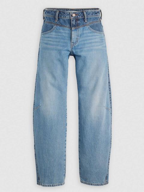 BARREL SADDLE BACK WOMEN'S JEANS