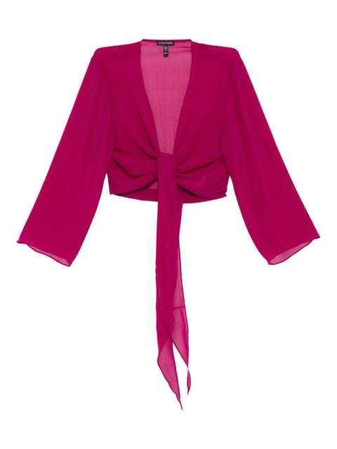 silk georgette jacket