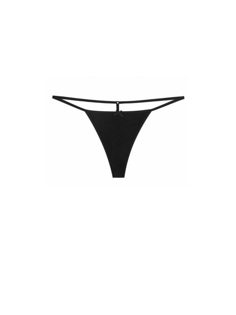 The Tanga: Cotton Jersey Black