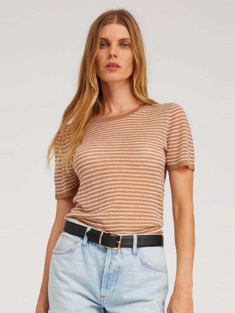 TAN STRIPED TISSUE CASHMERE CLASSIC TREE