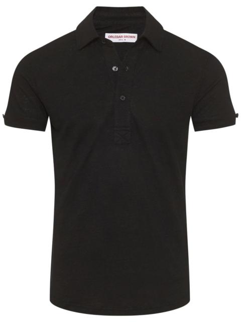 Sebastian linen polo shirt