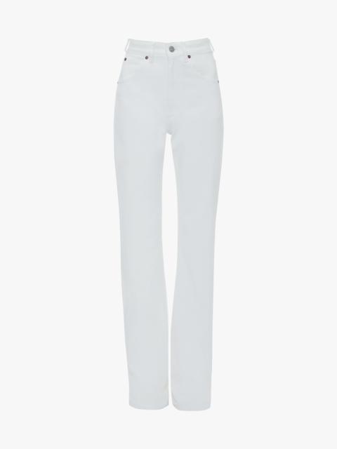 Julia High Waisted Jean In Washed White