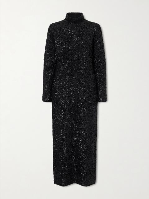 Samadhi Sequined Knitted Maxi Dress
