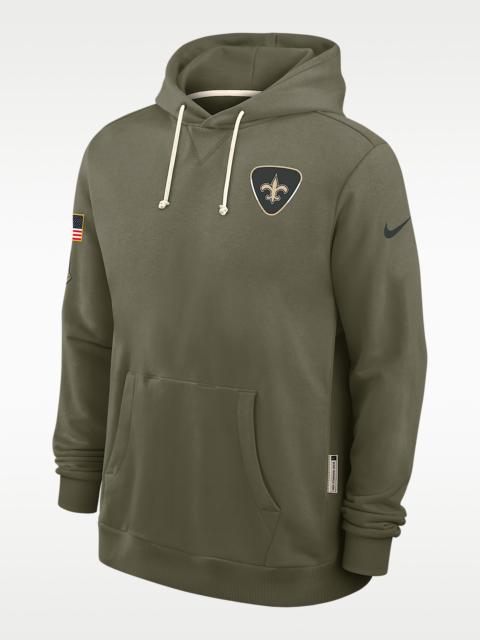 New Orleans Saints Salute to Service Sideline Dominant Force Men's Nike Dri-FIT NFL Pullover Hoodie