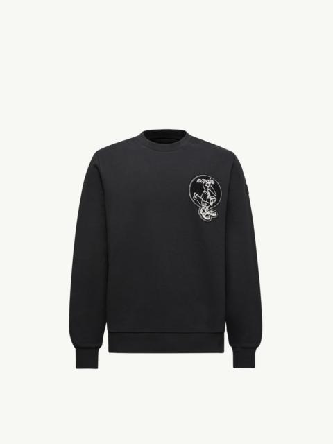 Mascot Patch Cotton Sweatshirt