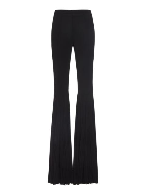 Georgette Flared Trousers black