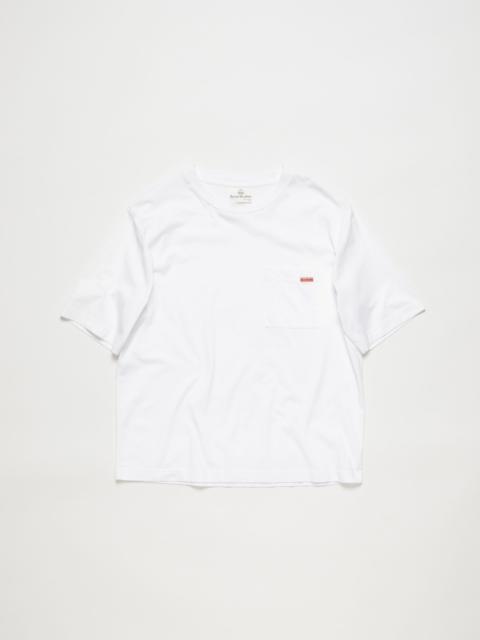 Crew neck t-shirt - Relaxed fit - Optic White