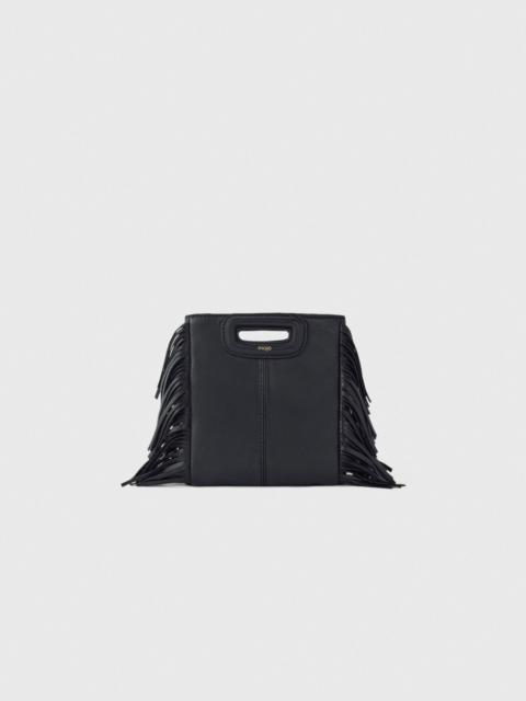 Leather bag with chain strap