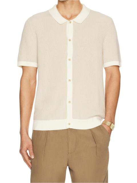 Linen Button Up Sweater Shirt