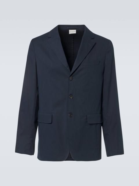 Cotton-blend blazer