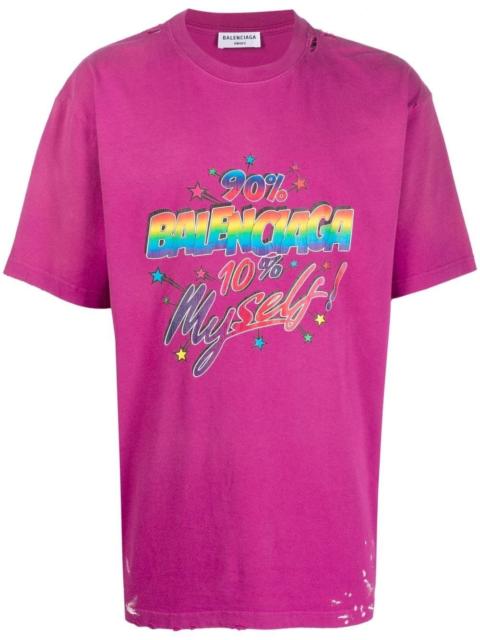 Large-Fit logo-print T-shirt