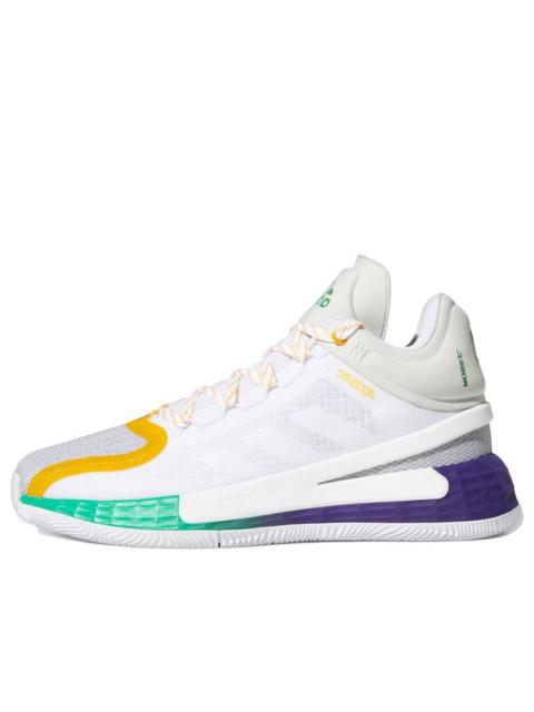 adidas adidas D Rose 11 'White Yellow Green' FX7401 - FX7401 | REVERSIBLE