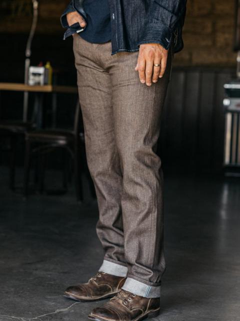 The Hammer Straight - Brown Raw 10.5oz Selvedge