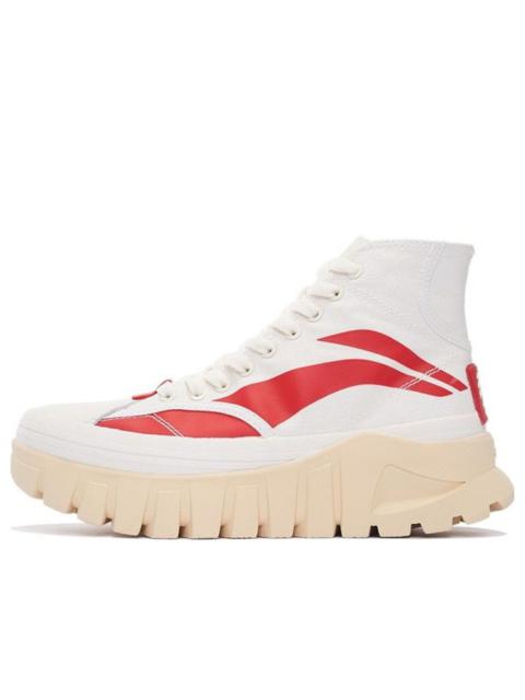 (WMNS) Li-Ning Wave Boot 'White Red' AZGS090-1