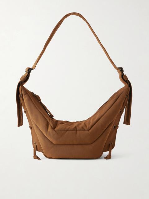 Soft Game Small Quilted Canvas Shoulder Bag