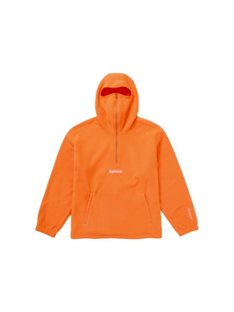 Supreme Polartec Facemask Half Zip Hooded Sweatshirt (FW24) Orange