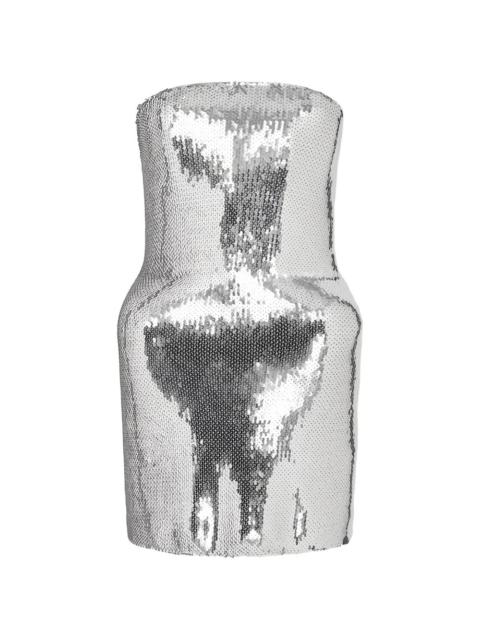 asymmetric chain dress