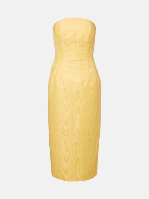 Hailee moiré mikado corset dress