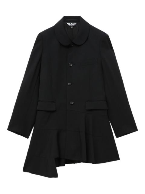 peplum-hem coat