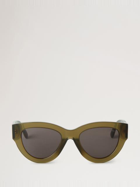 Luna Sunglasses
Linen Green Bio Acetate