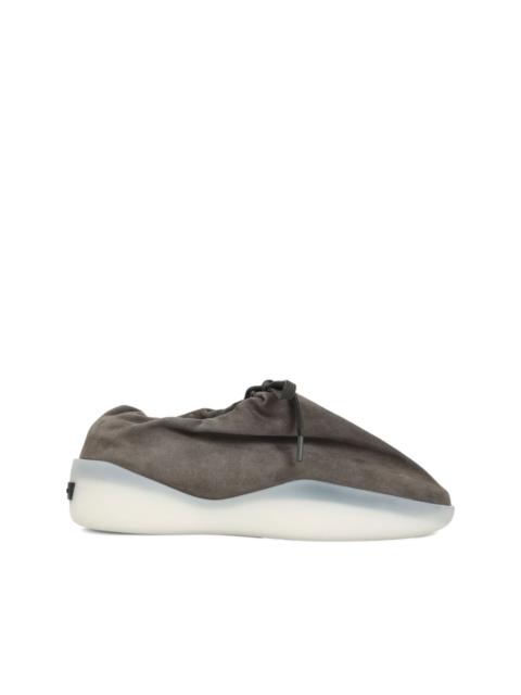 suede drawstring sneakers