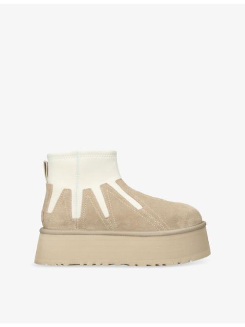 Classic Mini Dipper Sunwave Suede and Woven Boots