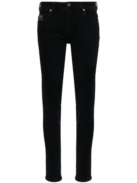 logo-plaque skinny jeans