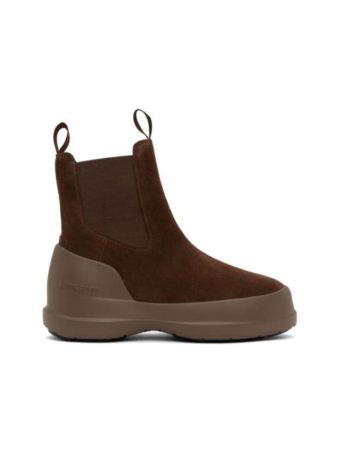 Brown Luna Suede Chelsea Boots
