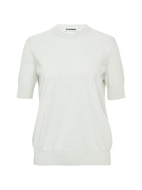 superfine cotton knitted T-shirt