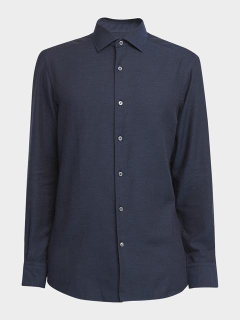 Men's Cashmere-Cotton Cashco Sport Shirt
