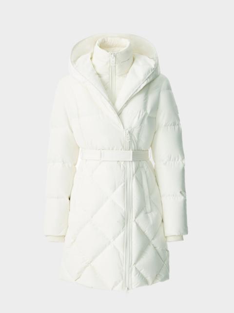 AYUMI 2-in-1 Long Down Coat with Bib