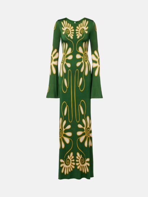 Amay printed maxi dress