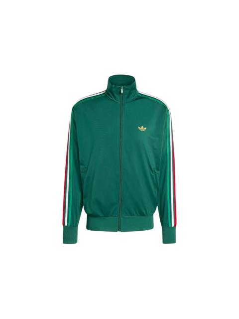 adidas Firebird Track Top Team Dark Green Bold Green White