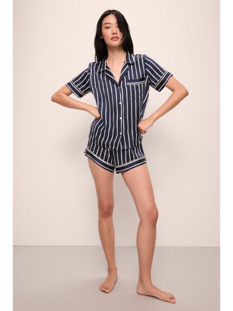Inez Washable Silk Printed Short PJ Set